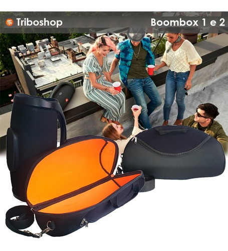 Imagem 4 de 7 de Case Capa Bolsa Protetora Jbl Boombox 2 Alça Ombro Estampa