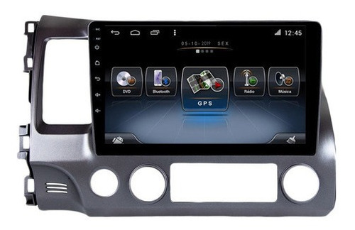 Imagem 1 de 8 de Multimidia Honda Civic 07 11 4k Cam Front Octacore Tv Full