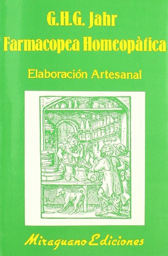 Libro Farmacopea Homeopática Elaboración Artesanal De Jahr G