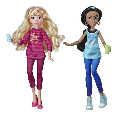 Disney Set Princesas Aurora Y Jasmine Ralph 100% Original