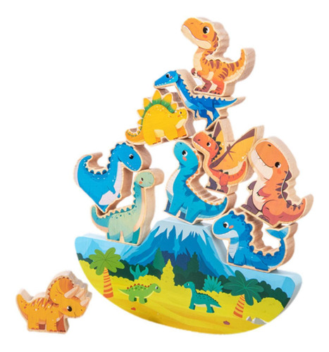 Bloques De Madera Balance Game Sensory Educational Animal
