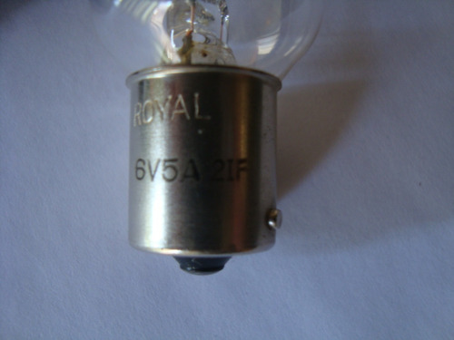 Lámpara 6 V 5 A