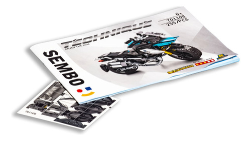 Bloques Sembo Moto Deportivo Gs1200 255pzs Abs - Irion Cantidad De Piezas 255
