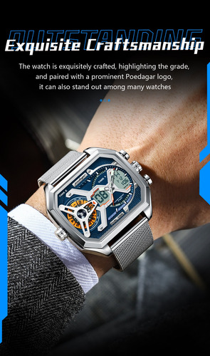Reloj Electrónico Led Rectangular Con Fecha Y Semana Para Ho
