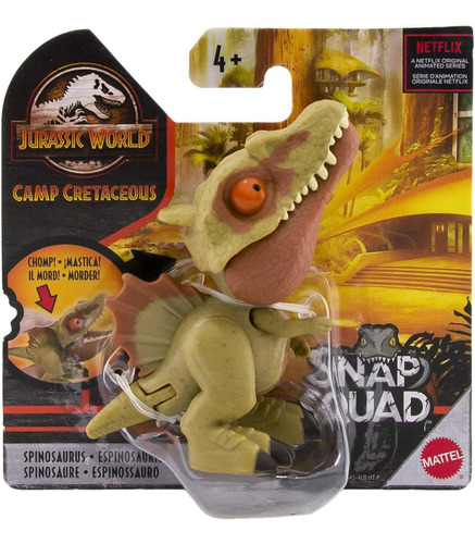 Jurassic World Snap Squad Camp Cretaceous Spinosaurus Mattel