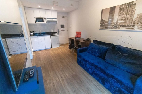 Imagem 4 de 15 de No Itaim, Flat Adagio, Fora Do Pool, Para Morar Ou Investir - Sf28708