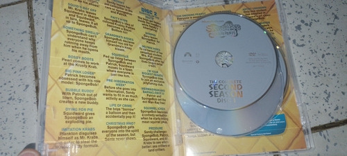 Bob Esponja Temporada 2 En Dvd Importada Español Latino (Usado)