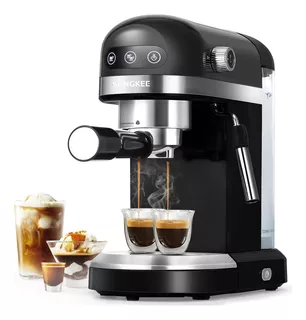 Máquina de Espresso y Cappuccino 20 Bares,Cafetera Espresso Electricas con Espumadora de Leche,Pantalla Táctil Compacta Máquina de Café para Capuchinos,Latte y Macchiato,1.4L Tanque de Agua,1350W