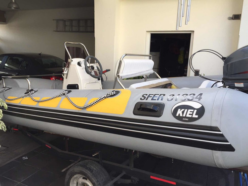 Semirrigido Kiel 4,60 Yamaha 40 Hp Año 2015 30 Hs De Uso