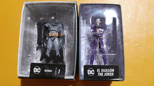 Figura Batman Y Joker De La Colección La Nación, Dc Comics (Usado)