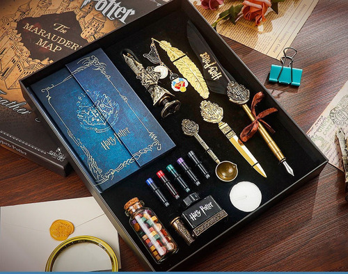 . Pluma Estilográfica Harry Potter Quill Ink Bladder De 15