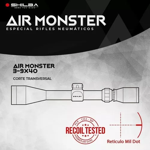 Mira Telescópica Shilba Air Monster 3-9x40