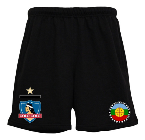 Short Algodón Colo Colo  Mapuche, Dos Diseños