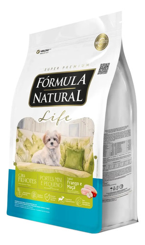 Ração Fórmula Natural Life Super Premium para Cães Filhotes Minis e Pequenos 2,5 kg
