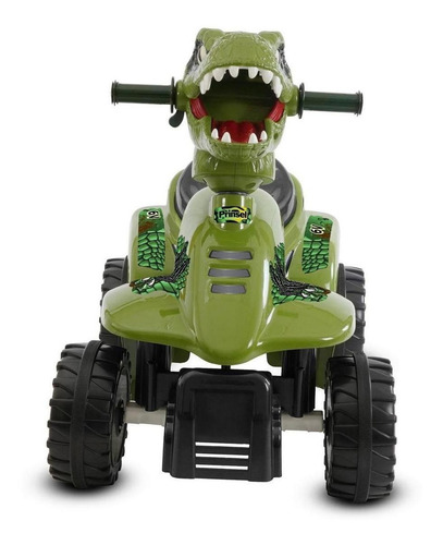 Moto Eléctrica Prinsel Mini Quad Dinosaurio Color Verde oscuro