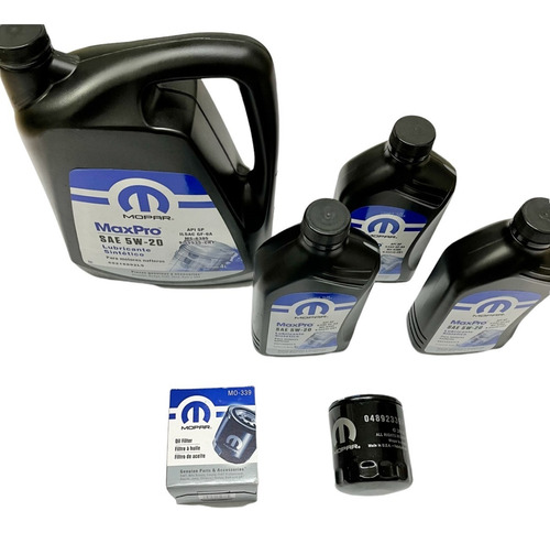 Kit Cambio Aceite Y Filtro Dodge Ram 1500 5.7 Mopar Original