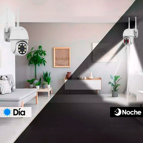 Cámara Seguridad Wifi Domo Movimiento 360 Exterior Full Hd