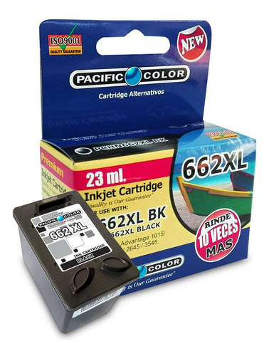 Tinta Alternativa Pacific Compatible Con Hp 662 X X L Negro