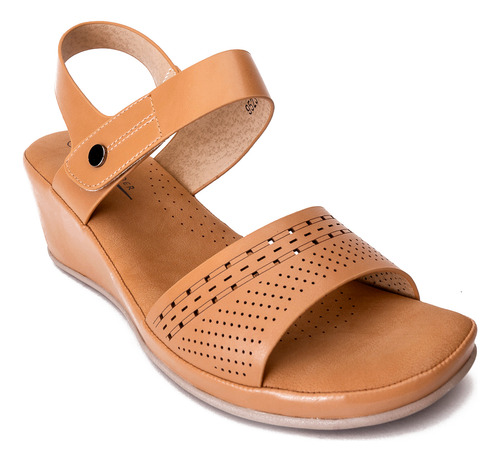 Sandalia Mujer Beige Alicia Thunder Blue