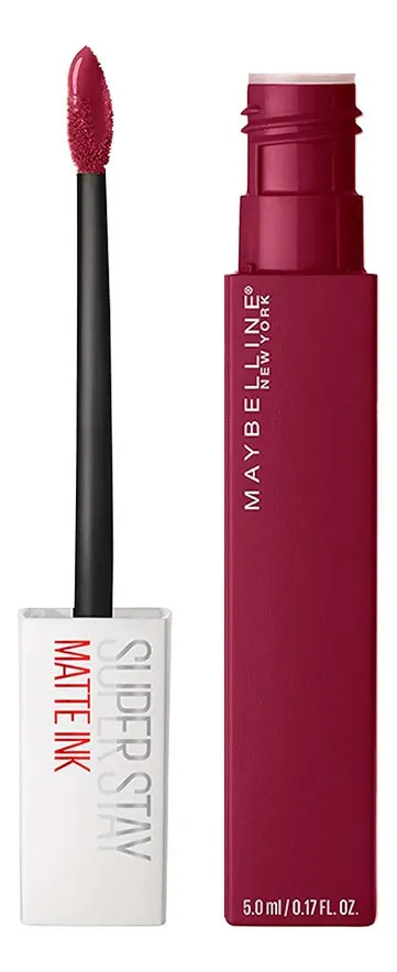 Maybelline Batom Líquido Super Stay Matte Ink Founder Bordô Fosco