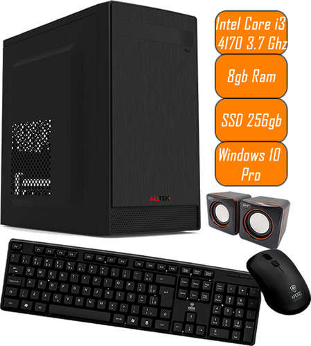 Computador Intel Core I3, 8gb Ram, Ssd 256gb + Wifi