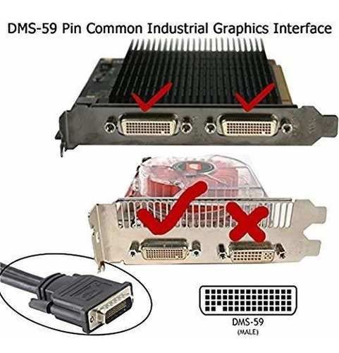 Dms Pin Cable Hdmi Dama Extension Doble Monitor Conector