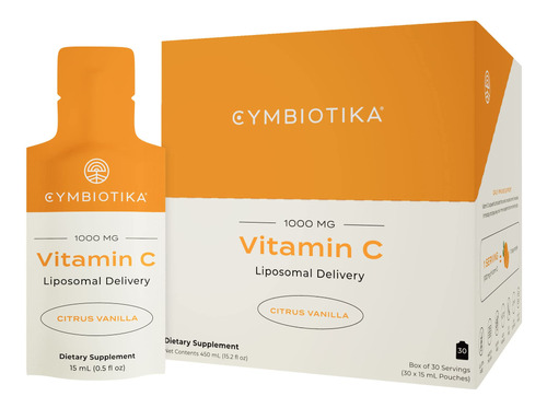 Cymbiotika Vitamina C Liposomal 1000 Mg, Apoyo Saludable Del