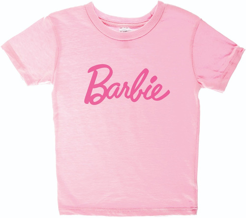 Remera Barbie Niña Rosa #4