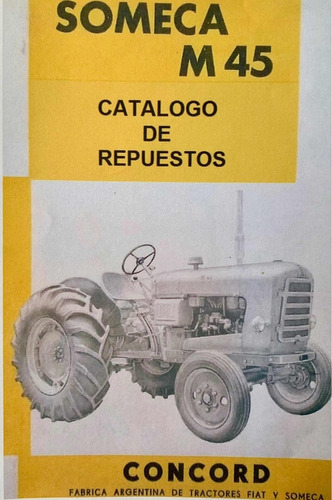Manual De Repuestos Tractor Fiat Someca M45