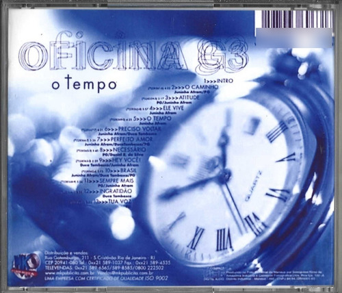 Cd Oficina G-3 O Tempo