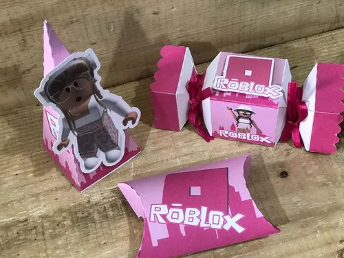 Kit Festa Roblox Maleta Caixa De Leite Meia Bala - Kibunitinho