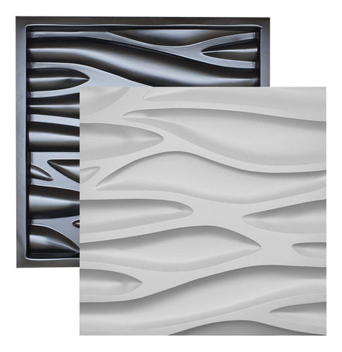 Forma Molde De Gesso 3d Cimento Abs Placa Lanusei 50x50