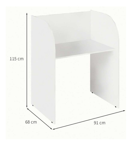 Mesa Call Center Branca Cor Branco