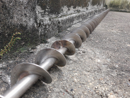 Imagen 2 de 8 de Tornillo Sin Fin De 3 Pulgadas De Acero Inoxidable