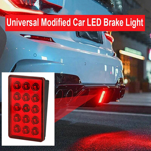 C 2 Luces Led De Freno De Coche, 15 Led, Estilo F1, Universal