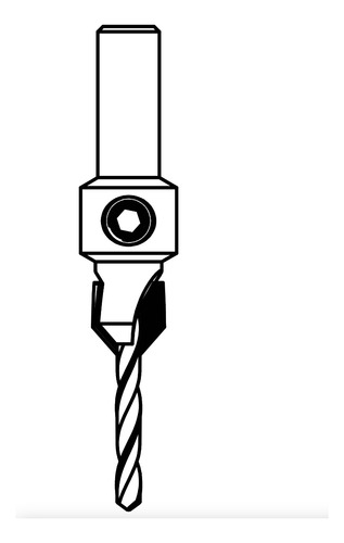 Broca Para Avellanar Avellanador De 1/2 X 3/8  Carburo