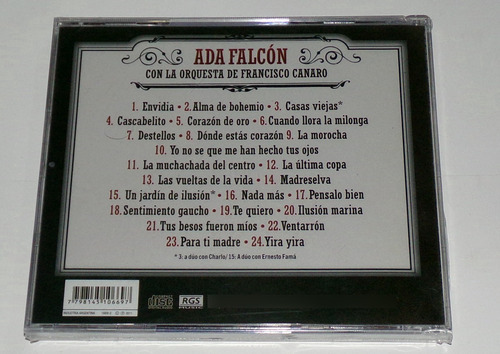 Ada Falcon 24 Grandes Exitos Cd Sellado Kktus