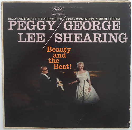 Lp Vinil (vg/) Peggy Lee Beauty And The Beat 1a Ed Us 1959