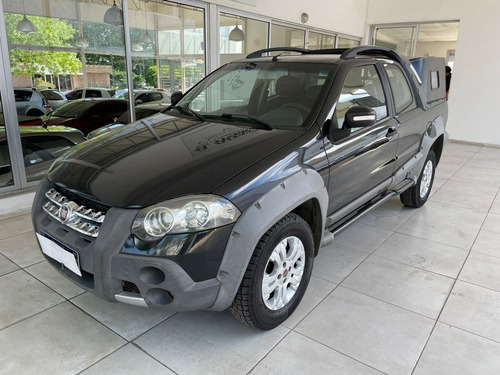 Imagen 1 de 10 de Fiat Strada 2010 1.8 Adventure Cab Ex C/alarma
