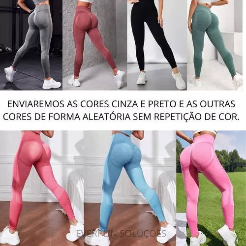 calça legging levanta bumbum - Cores e Curvas Fashion Fitness