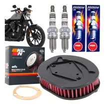 Comprar Kit Filtro D Ar K&n Kn Vela Ngk Harley Sportster Xl 883 Iron