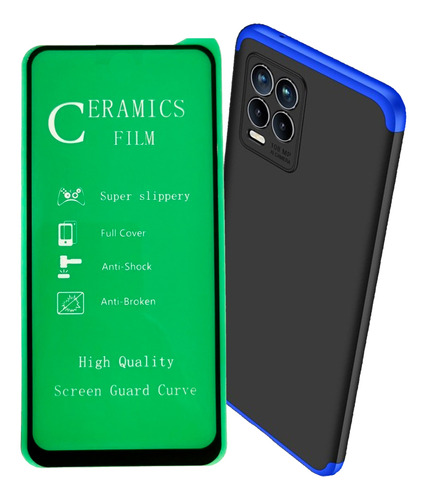 Estuche 360 + Vidrio Ceramico Para Realme