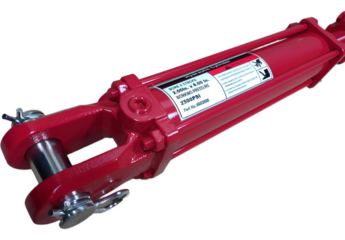 Cilindro Pistón Hidráulico De 2x8 Asae Doble Efecto.