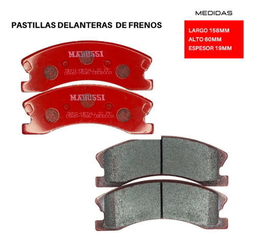 Pastilla De Freno Jeep Grand Cherokee Laredo 4.0 2002