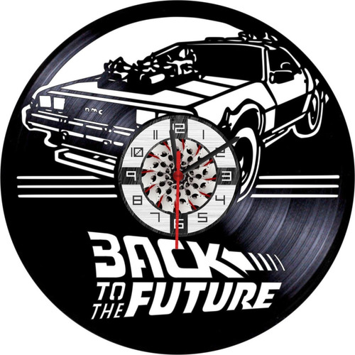 Reloj En Vinilo Lp/ Vinyl Clock Back To The Future