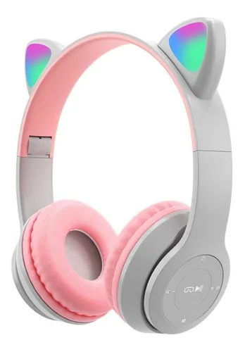 Auriculares Infantiles Orejas Conejo Niños Popit Bluetooth