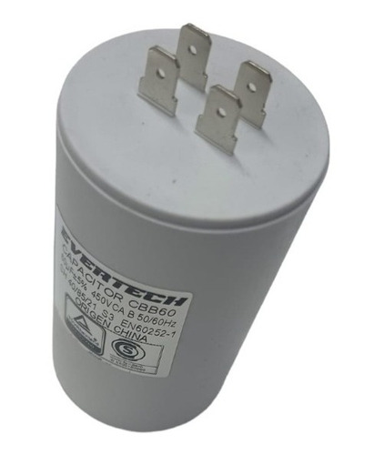 Capacitor Para Aire Acondicionado  De 60 Mf.