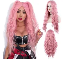 Comprar Peluca Wecan De Pelo Sintético Rosa De 71 Cm De Largo Para M