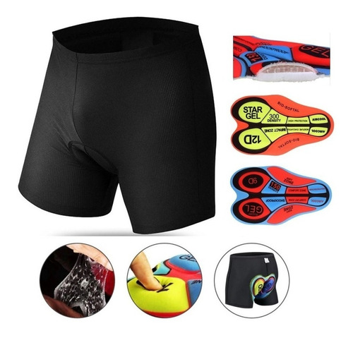 Boxer Largo Gel 9 12 19 D Ciclismo Badana Mtb Unisex 