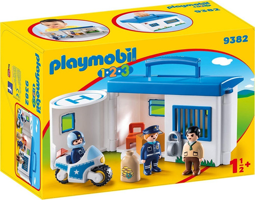 Todobloques Playmobil 123 9382 Estación De Policía !